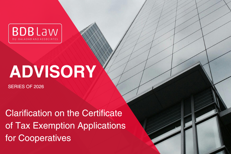 Clarification on the Certificate of Tax Exemption Applications for Cooperatives